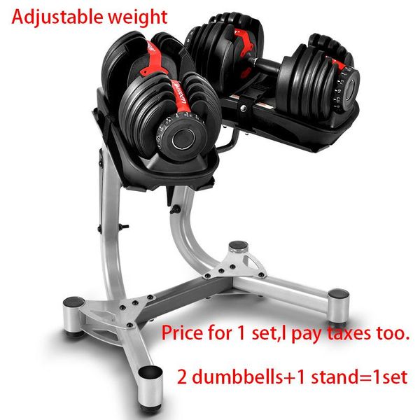 

house use commercial muscle exercise dumbbells support for 90lbs/40kg adjustable set