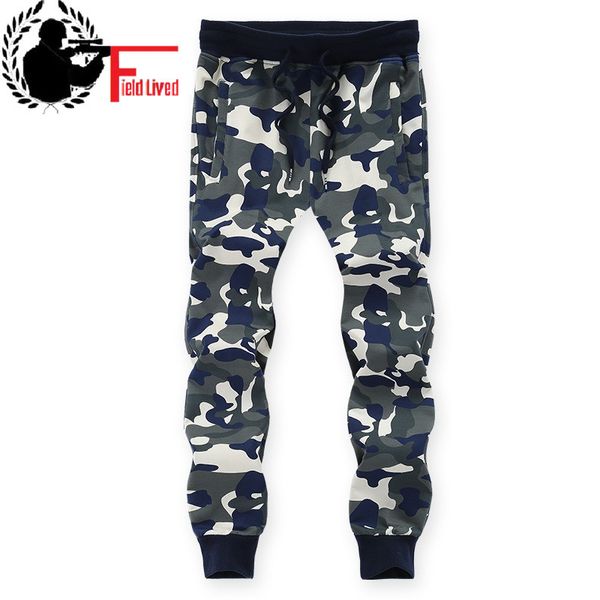 

military style sweatpants men camouflage fashion drawstring elastic waist camo jogger sweat pants male trouser plus size 7xl 8xl 210518, Black