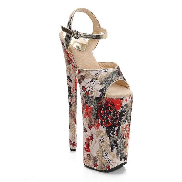 

dress shoes wedding high heels summer gladiator platform ladies see-through, Black