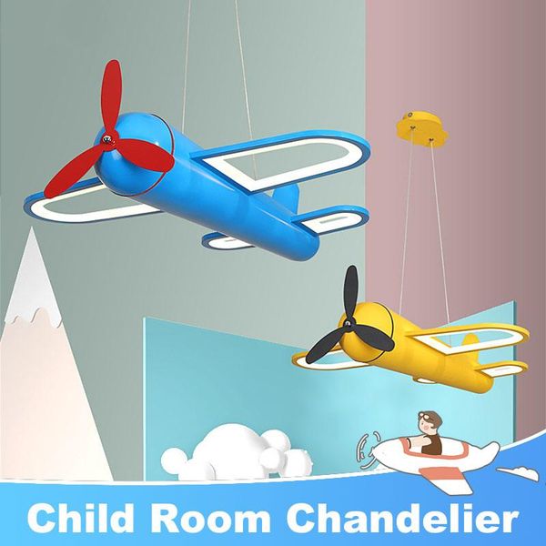 

chandeliers modern cartoon plane lights pendant luminaire suspension decoracion living room childern bedroom fashion decoration