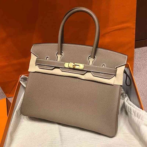 

designer herme women luxurys handbags women's large classic capacity wedding head leather litchi pattern portable shoulder bag