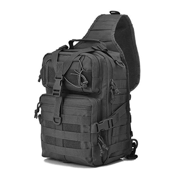 

backpack men's small chest sling bag travel hiking cross body messenger shoulder solid men canvas