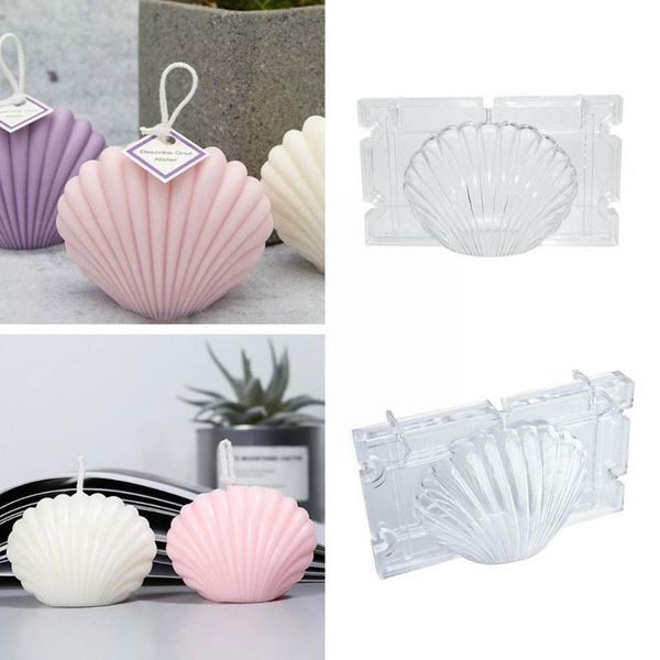 

craft tools 3d seashell candle mould scented mold handmade molds plastic plaster shell scallop making soap aromather y8v0