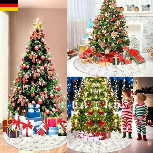 

christmas decorations deweiÃe weihnacht-langer baum-rock-unterseiten-imitat-bodenbelag-weihnachtsdekor