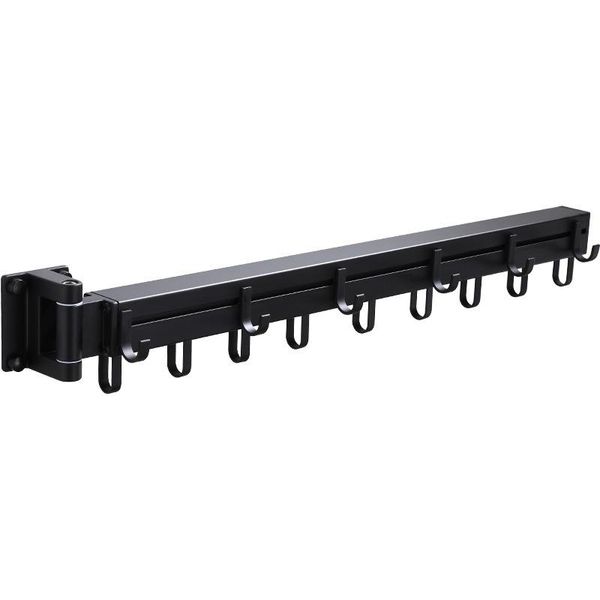 

folding drying rack wall-mounted indoor multifunctional clothes rod invisible artifact towel racks