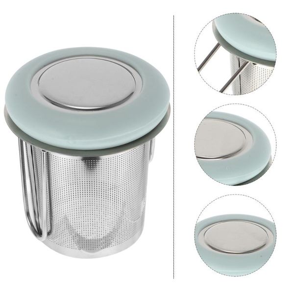 

mugs 1pc folding stainless steel tea infuser filter strainer for house
