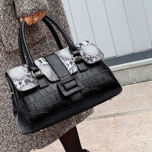 

women's bag fashion high capacity boston women's advanced sense hand one shoulder messenger bag