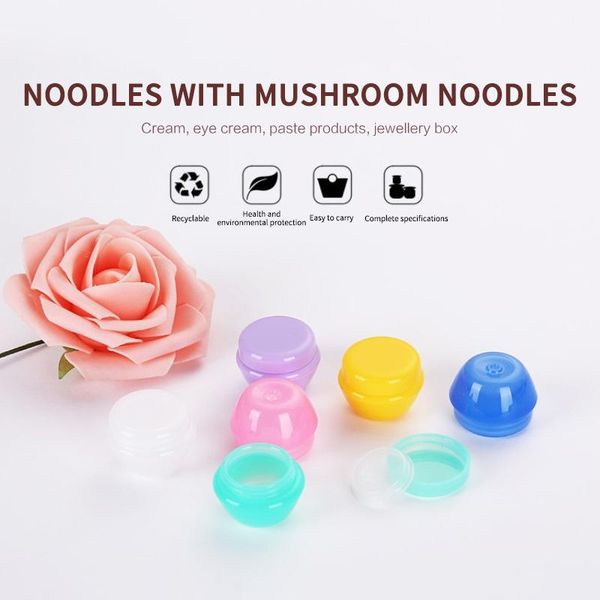 

storage bottles & jars 5pcs face cream box bottle cosmetic travel sub-bottle trial sample portable refillable container