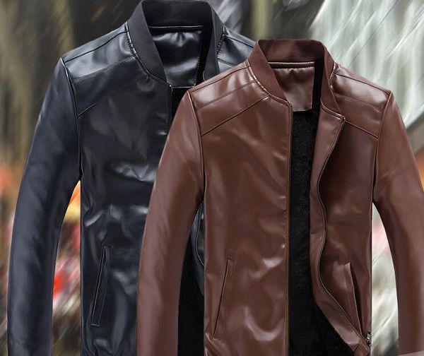 

men's fur & faux / spring male fashion cultivate one's morality and velvet collar jacket's coat /m---4xl, Black
