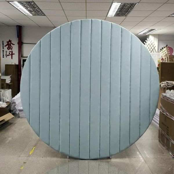 

party decoration elegant blue grey round design wedding backdrop wall for