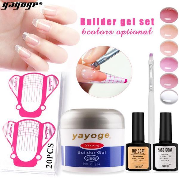 

yayoge nail tools sets 7 colors extension gel set for building acrylic kit all manicure acrylic1