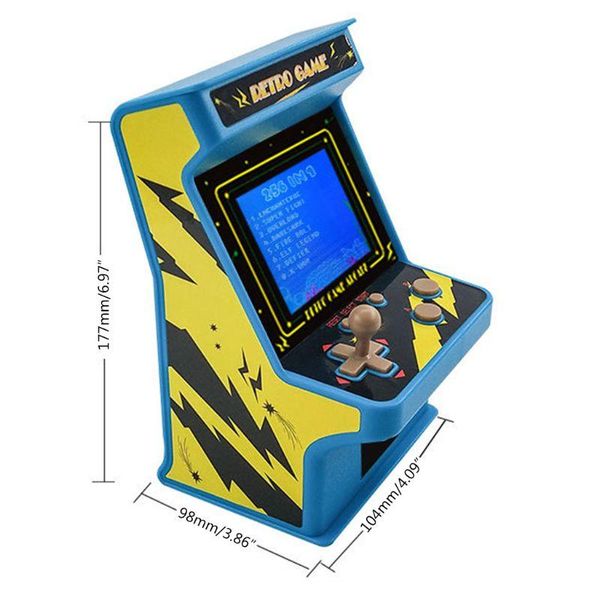 

portable game players 29ed 1set 2.8" screen handheld console 8bit machine 256 games mini arcade
