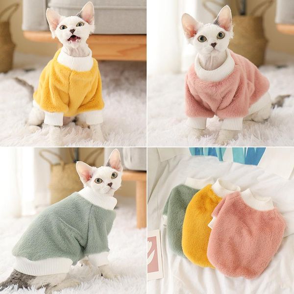 

cat costumes dog clothes pet four-legged cotton-padded warm puppy teddy winter