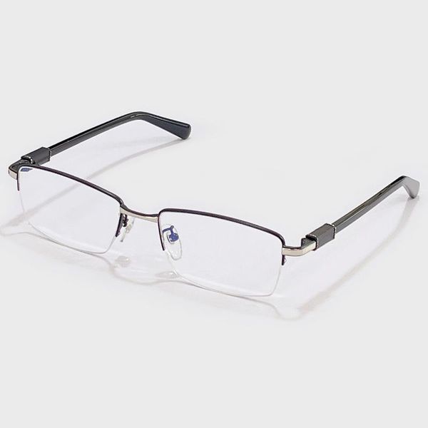 

fashion sunglasses frames men women half eyeglasses frame brand design prescription glasses rectangle spectacles myopia, Black