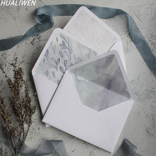 

10pcs/pack 140mmx190mm snow and ice pattern envelopes western for greeting card drop gift wrap
