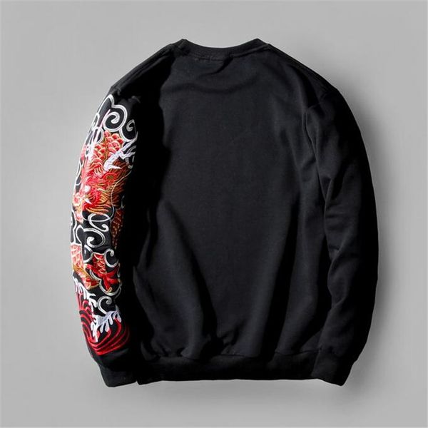 

hoodie autumn outerwear pullovers winter men's hoody, Black