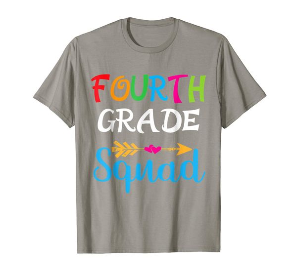 

Fourth Grade Squad Teacher T- Shirt 4th Graders Shirt Gift, Mainly pictures