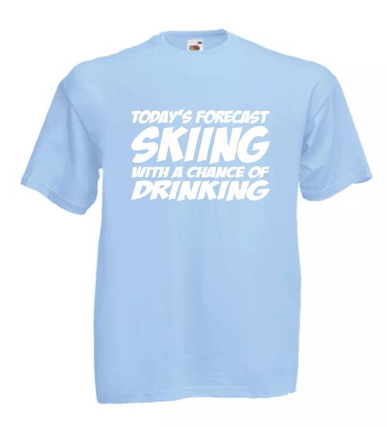 

funny skiing xmas gift idea men women t shirts multi-color s-2xl, White;black