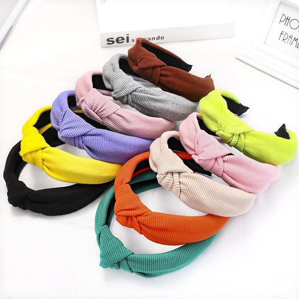 

vintage bohemian cotton knotted headband knot hairband hair accessories1