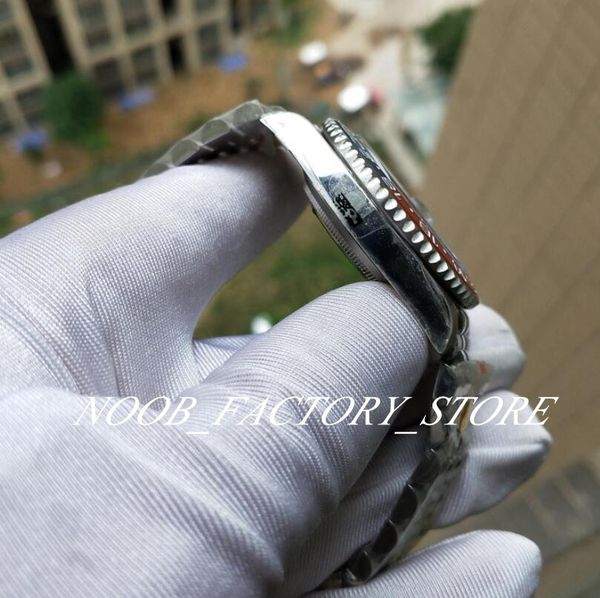 Мужские часы Super 5 Star Factory, 40 мм, красный, синий, керамический безель, автоматический механизм Cal 3285, мужской браслет V12, стальной браслет 904L, Pepsi, 40 мм, Lum149z