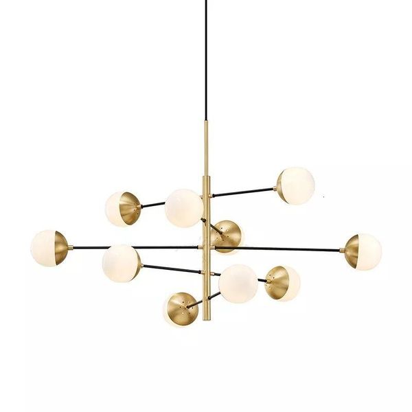 

pendant lamps europe concise designer a chandelier living room restaurant bedroom glass cover round ball bull illuminations