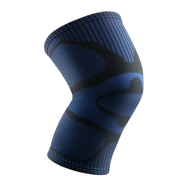

elbow & knee pads 1pc knitted leg warmer breathable elastic sports safety outdoor gym fitness running squat sportswear, Black;gray