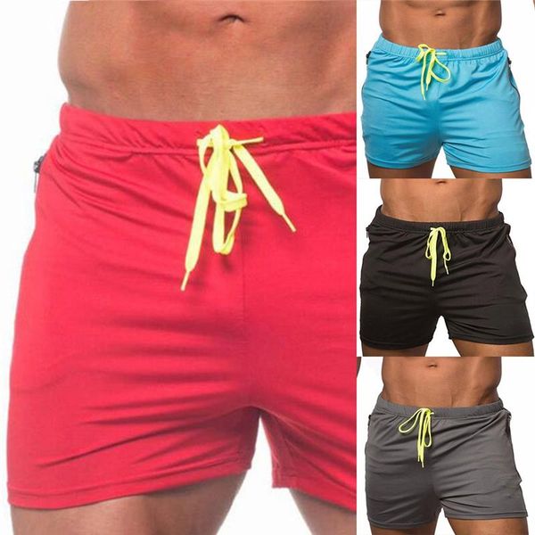 

men's running shorts mens sports male quick drying men jogging gym, Black;blue