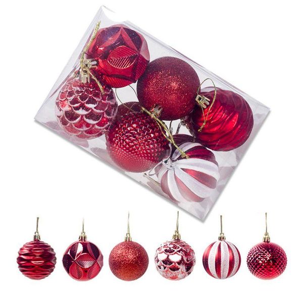 

party decoration christmas ball 6cm tree 12 boxed pendant 0