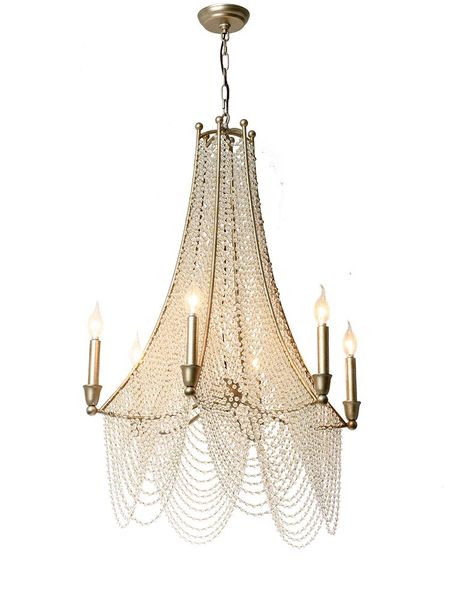 

american style chandelier villa living room lamp crystal dining country french staircase revolving long pendant lamps