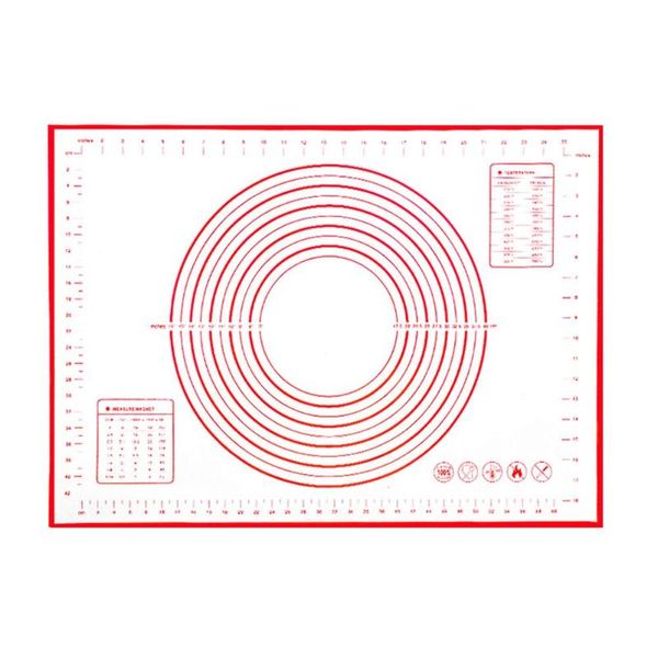 

rolling pins & pastry boards 70*50cm mat non-stick silicone baking large dough kneading pizza pan table mats pad cooking tools