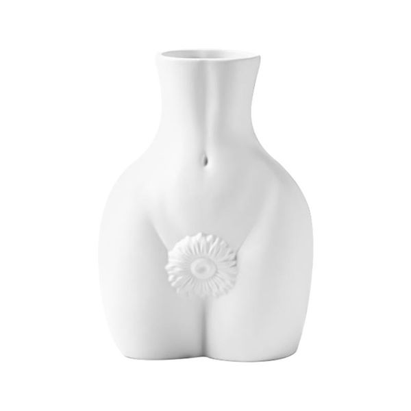 

vases 1pc ceramic human body desig vase european style craft artistic flower