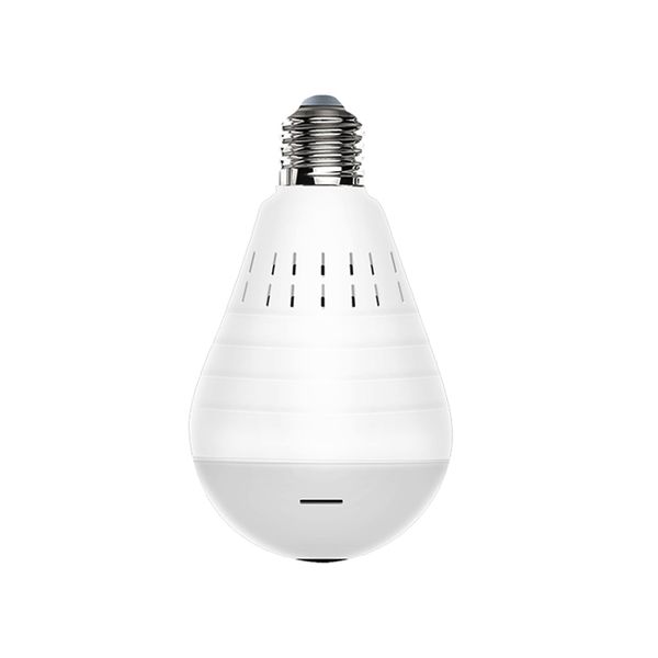 

home security led light bulb wifi ip camera hd 960p 360 degree panoramic bulb camera wireless network baby monitor two way audio