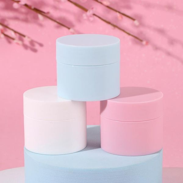 

storage bottles & jars 5g /15g/20g/30g/50g empty tight waist container cosmetic plastic box refillable bottle travel facial cream jar