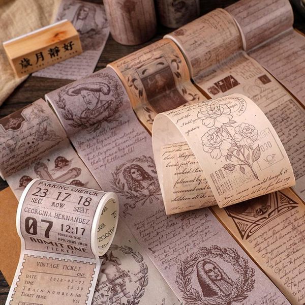 

gift wrap vintage washi tape set decoration scrapbooking japanese paper masking stationery decorative wash whasi decorada stickers