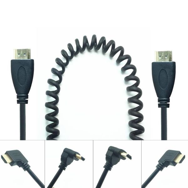 

audio cables & connectors cable right angled type a to v1.4 dslr 0.5m-1.5m