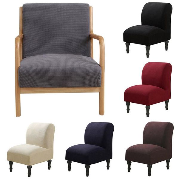 

jacquard sofa cover strech chair for living room banquet spandex armless single slipcover washable seat case home decor covers