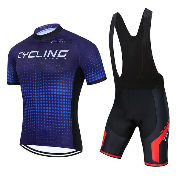 

cycling set mtb bicycle wear maillot ropa ciclismo 3 colors bike uniform jersey clothing racing sets, Black;blue