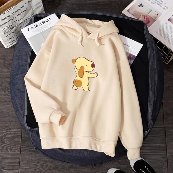 

women's hoodies & sweatshirts harajuku kawaii womens long sweatshirt with dog sleeve cute hoodie for women spring autumn hooded female, Black