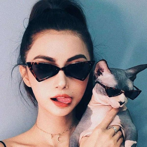 

sunglasses street po triangle tiaodi sunglasses women's small face, White;black