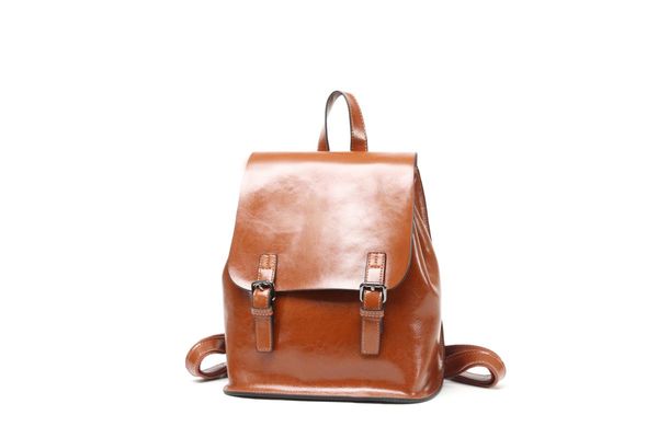 

duffel bags leather girl bag backpack simple retro oil wax ladies large travel school mall office dressing wild