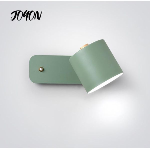 

wall lamp simplicity led rotatable iron nordic e27 lighting fixture decor indoor bedroom study bedside living room light sconces
