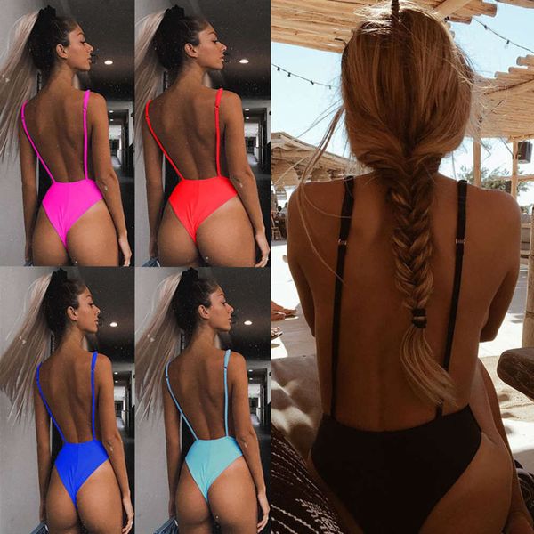 

the bikini bikini swimsuit women's multicolor leaky back one piece, White;black