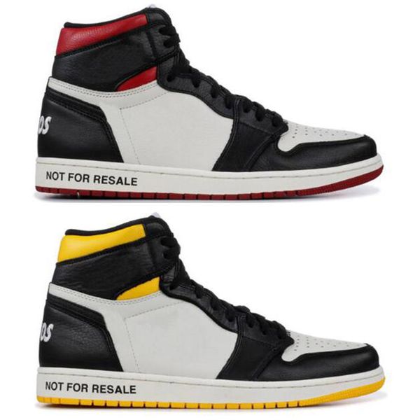 

with box 1 nrg no l's not for resale no ps basketball shoes men 1s white red black yellow chicago crystal sneakers