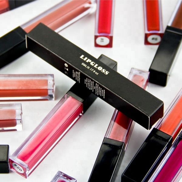 Natürlicher wasserdichter, langlebiger, mattflüssiger Lipgloss-Lippenstift, 20 Farben, Kosmetik, Make-up-Lipgloss für Frauen