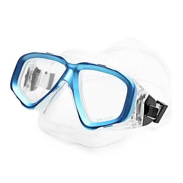 

am-408 double layer waterproof ergonomic design anti-fog transparent silicone diving mask goggles swimming accessories masks