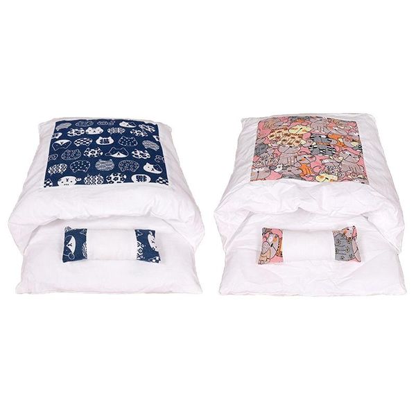 

kennels & pens 2x sleeping bag cat winter warm mat pet kennel dog thickening nest closed removable washable-b d