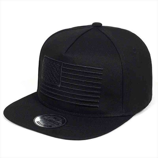 

stars and stripes embroidery cool flat bill baseball cap mens gorras snapbacks 3d flag hat ourdoor hip hop snapback, Blue;gray