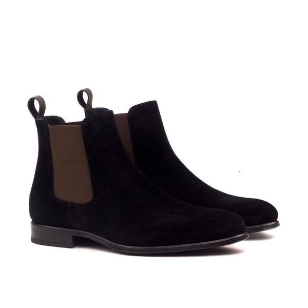 

boot men plutonium stilettos, fringe dress shoes, brogue vintage, Black