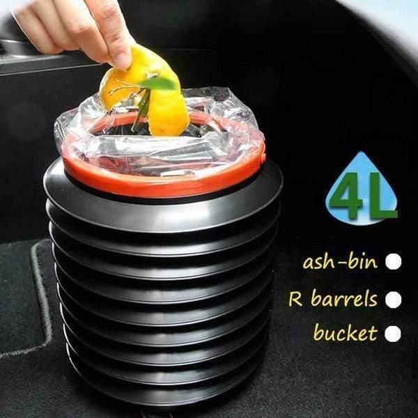 

waste bins 1 pcs car trash bin foldable storage box bag hanging waterproof portable umbrella in