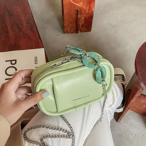 

evening bags crossbody for women chain bolsas fashion pu leather simple summer quality korean soft designer female shoulder bag 2021